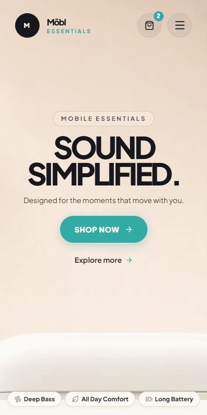 MOBL Mobile Storefront and Touch-Optimized Interface